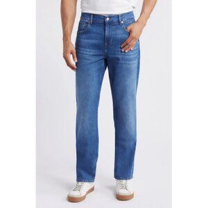 7 For All Mankind Left Hand The Straight Jeans in Pitch